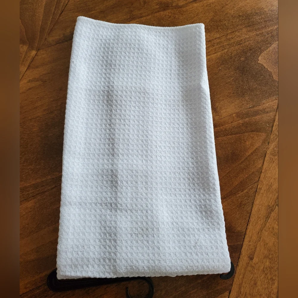 My Kitchen My Rules Waffle Knit Tea Towel